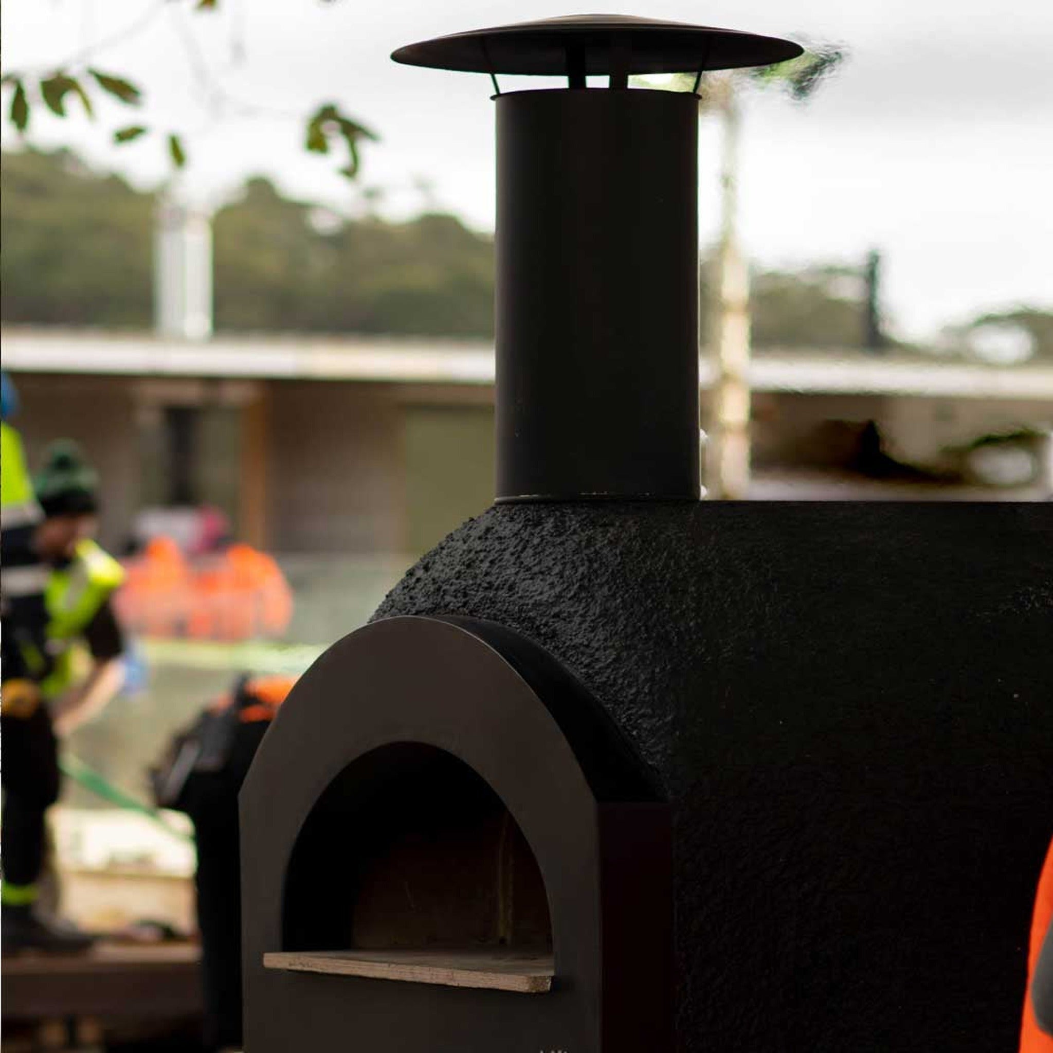 Polito Donatello II refractory dome and cooking floor detail