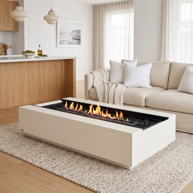 EcoSmart Fire Cosmo 50 Fire Table in Bone, / Black