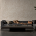 EcoSmart Cover Plate L65 on luxury indoor fire table with modern lounge setting
