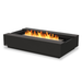 EcoSmart Cosmo 50 fire table in Graphite concrete with a Black XL9 burner and black glass charcoal.