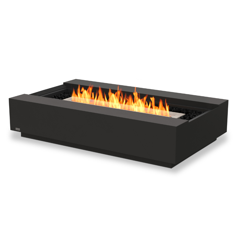 EcoSmart Cosmo 50 fire table in Graphite concrete with a Stainless Steel XL9 burner.