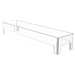 EcoSmart Fire L65 Fire Screen L1520 clear glass burner safety screen accessory for linear EcoSmart fire tables