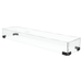 EcoSmart Fire L65 Fire Screen L1520 linear fire screen with toughened clear glass and black support brackets