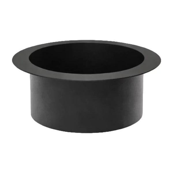 EcoSmart Indoor Safety Tray for the AB8 burner, round black steel