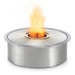 EcoSmart AB8 ethanol burner alight, the burner this safety tray sits beneath, burner sold separately