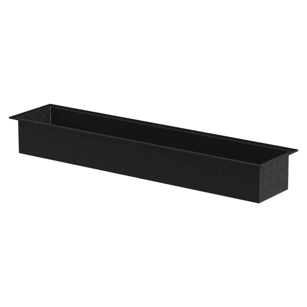 EcoSmart Indoor Safety Tray for the XL900 burner, elongated black steel