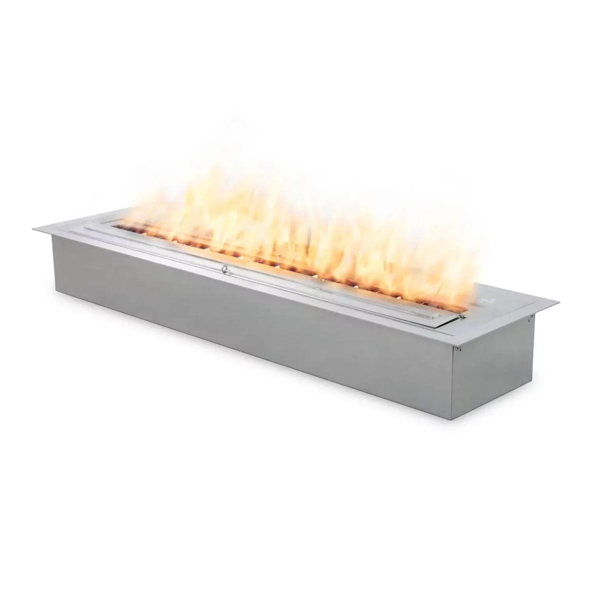EcoSmart XL900 ethanol burner alight, the burner this safety tray sits beneath, burner sold separately