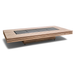 EcoSmart L65 Cover Plate on timber fire table angled product view