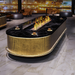 EcoSmart Linear 90 Fire Pit Kit placed in a luxurious outdoor patio area, with the flame creating a stylish and inviting ambiance.
