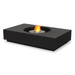 EcoSmart Martini 50 fire table in Graphite Fluid concrete with a Stainless Steel sunken circular burner.