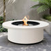 EcoSmart Mimosa 40 Fire Table in Bone, / Stainless Steel