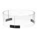 EcoSmart R20 Fire Screen round glass fire screen front product view