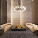 EcoSmart Round 20 Fire Pit Kit featured in a stylish indoor space, offering a contemporary and cozy ambiance with its central flame.