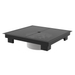 EcoSmart S22 Fire Screen installed on square fire table with burner safety screen