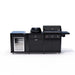 Coleman Revolution Dual Fuel Outdoor Kitchen in Matt Black, fridge configuration