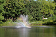 Otterbine Genesis two-tier fountain with silhouetted streams