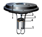 Cutaway of the Otterbine High Volume aerator