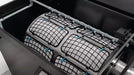Sixteen sieve elements on the DF-XL stainless steel drum