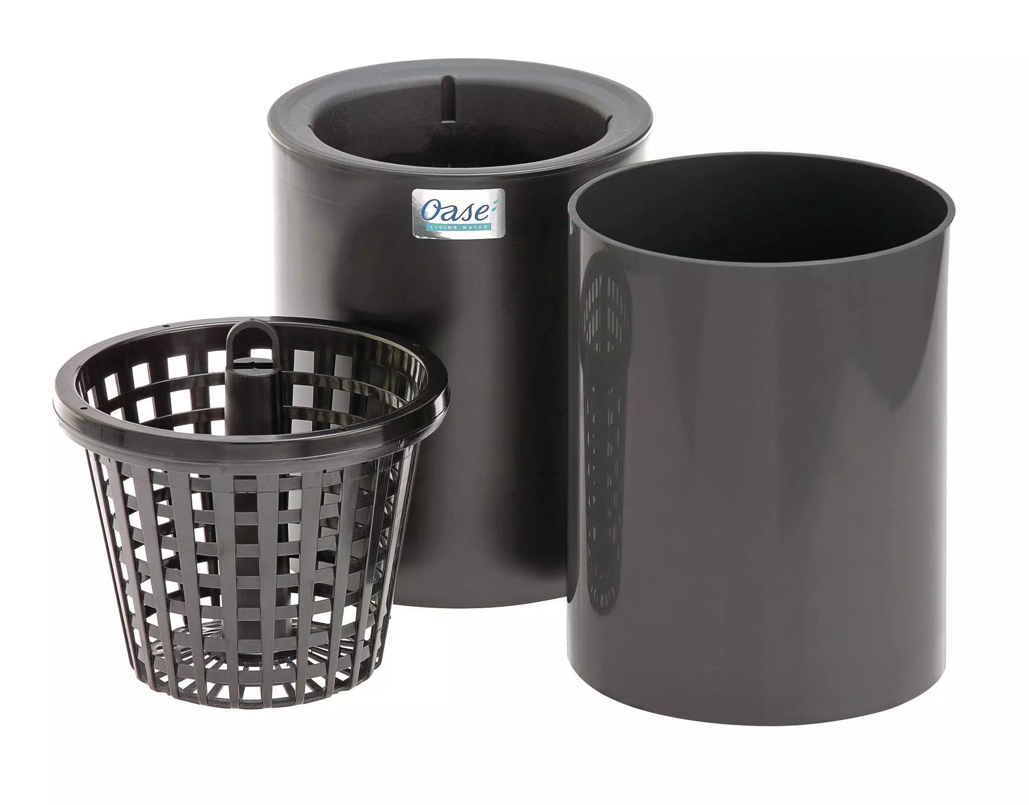 Oase AquaSkim Gravity skimmer with its basket