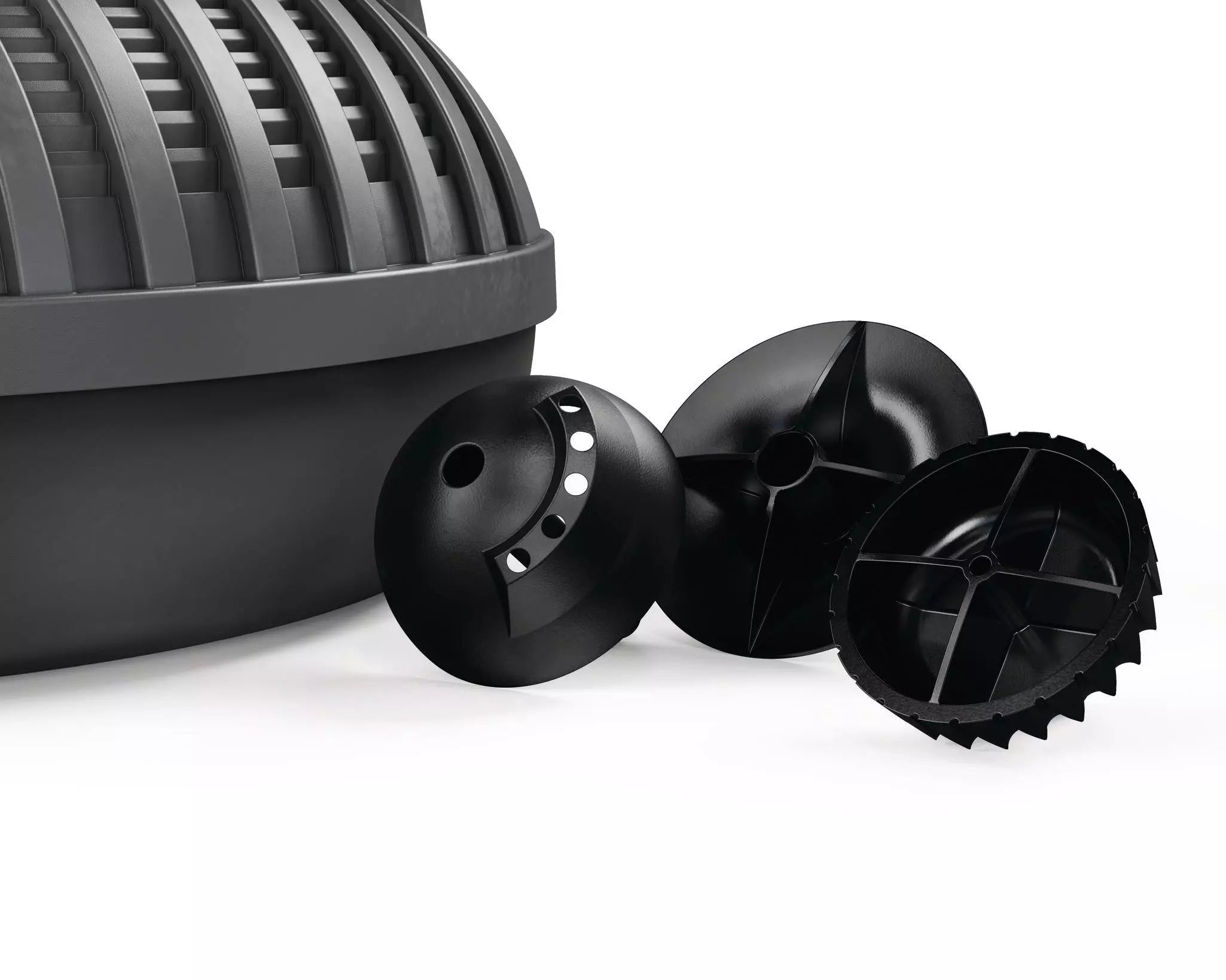 Aquarius Fountain Set pump with its nozzle attachments