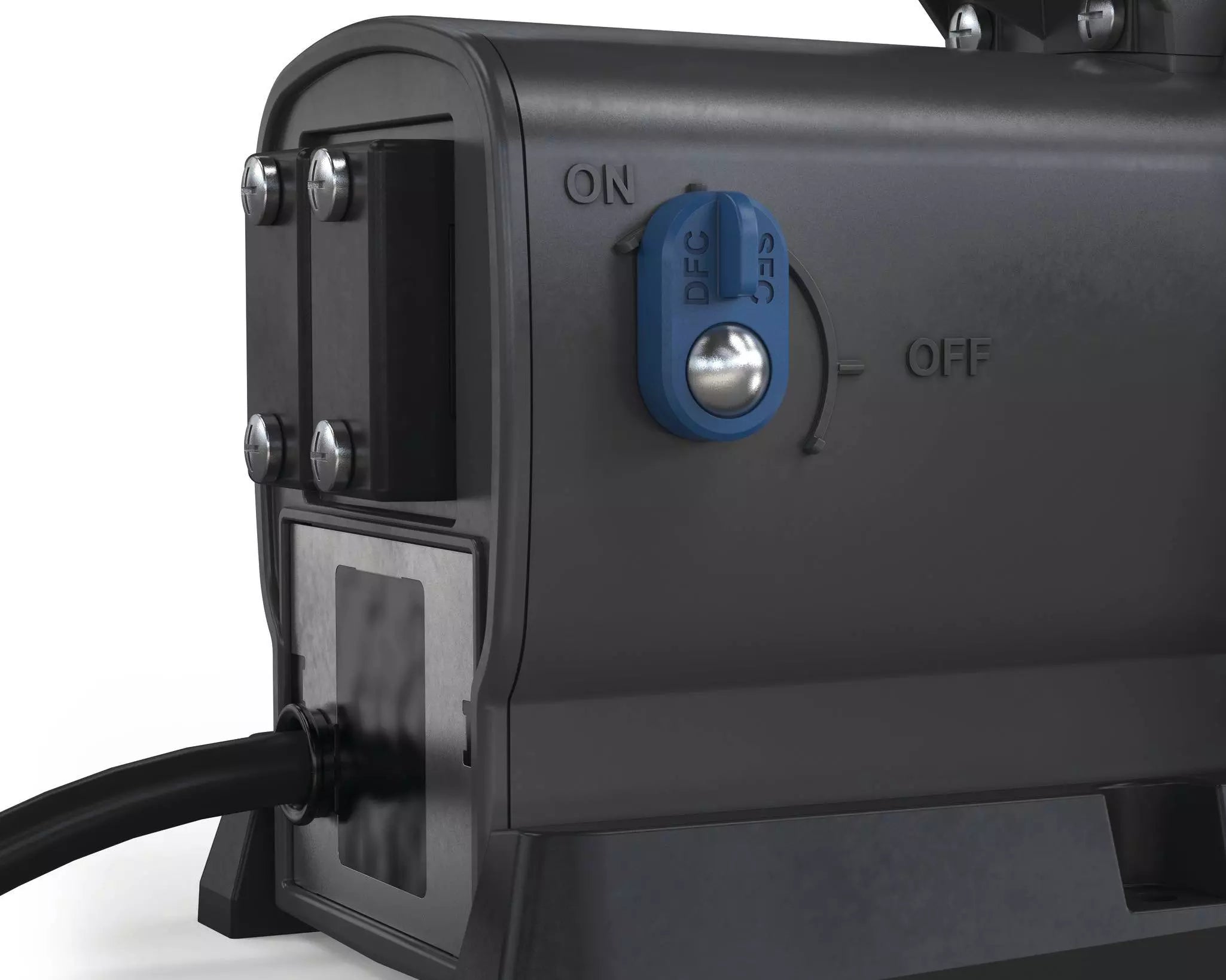 PondJet Eco Premium pump housing and switch detail