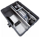 Inside the Compact-M: the rotating drum beside the Hel-X 13 moving bed biomedia