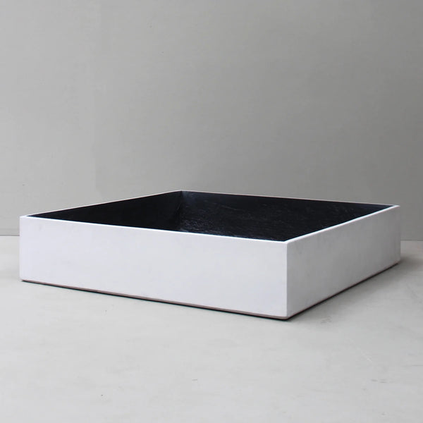 Kellock Reservoir Square Pond Base in grey, studio shot