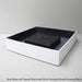 Kellock Reservoir Square Pond Base, grey, with a terrazzo pump housing block