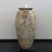 Kellock Roman Jar Water Feature in Atlantis green glaze, studio shot