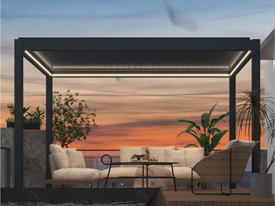 Kustom V Pro Motorised Louvre Pergola