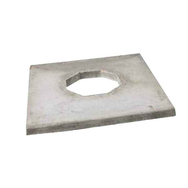Ochre Living top cap, a flat pumice chimney plate with a central opening, seen on its own