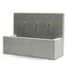 Pietro Stoneware Weathered Zinc 3 Spout Fountain, front view