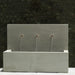 Pietro Stoneware Weathered Zinc 3 Spout Fountain in weathered zinc, studio shot