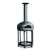 Polito Giotto wood fire oven in Black on the Hexa Stand