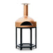 Polito Giotto wood fire oven in Copper on the Hexa Stand