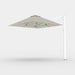 Shadowspec Serenity 2.5m Square cantilever umbrella in Alpine Stone canopy