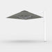 Shadowspec Serenity 2.5m Square cantilever umbrella in Charcoal Tweed canopy