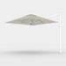 Shadowspec Serenity 3.0m Square cantilever umbrella in Alpine Stone canopy