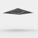 Shadowspec Serenity 3.0m Square cantilever umbrella in Black canopy
