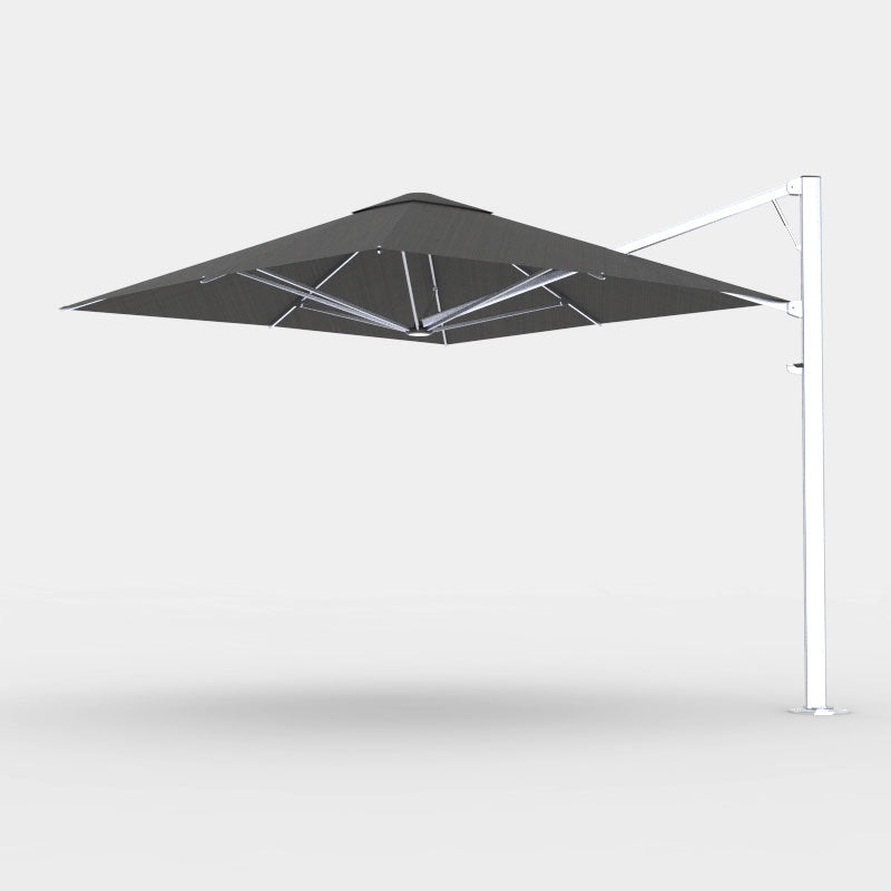 Shadowspec Serenity 3.0m Square cantilever umbrella in Black canopy