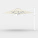 Shadowspec Serenity 3.0m Square cantilever umbrella in Oyster canopy