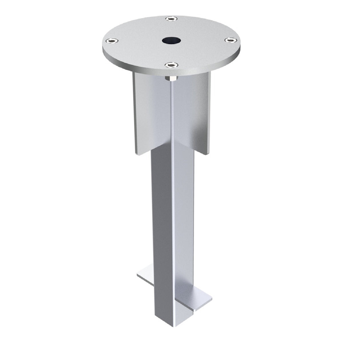 Shadowspec in-ground anchor for Serenity and Unity, below-surface mounting sleeve