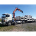 Trendz Burton Concrete Outdoor Fireplace, hiab delivery