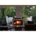 Trendz Douglas Concrete Outdoor Fireplace, bare concrete chimney extension
