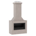 Trendz Douglas Concrete Outdoor Fireplace, bare concrete no storage