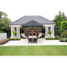 Trendz Douglas Concrete Outdoor Fireplace, plastered concrete 800