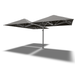 Shadowspec Unity multi-canopy umbrella in Charcoal Tweed canopy