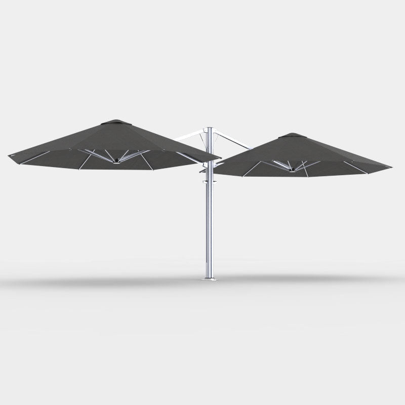 Shadowspec Unity Octagon Duo 8.0m multi-canopy umbrella in Black canopy