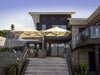 Shadowspec Unity trio umbrella at a modern home
