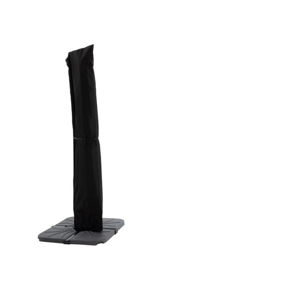 Weathershield cantilever umbrella cover large, black waterproof fabric for the Helios.